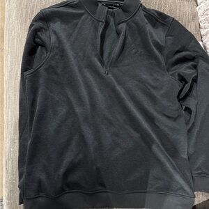 NWOT Men's Black Quarter-Zip Sweater